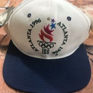 Vintage 1996 Atlanta Olympic Snapback Hat
